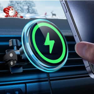 15W Magnetic Car Mount Charger for $27