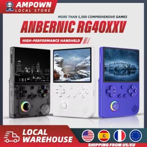 Anbernic RG40XXV 4" IPS Retro Handheld Game Console for $41