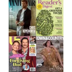 DiscountMags Summer Stock up Sale: 1-year Subscriptions from $5.50