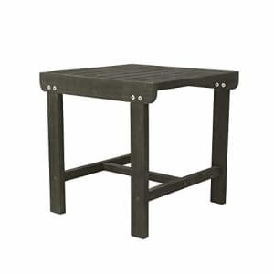 Vifah V1843 Renaissance Outdoor Patio Wood Side Table, Hand-Scraped Hardwood for $52