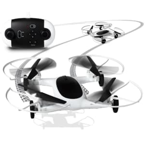 Sharper Image Rechargeable Fly + Drive RC Drone for $35