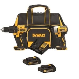 DeWalt 2-Tool 20-Volt Brushless Power Tool Combo Kit for $159