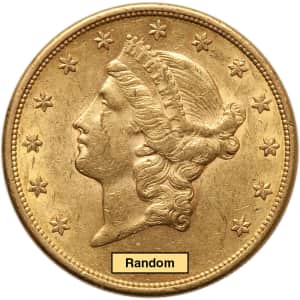 US Gold $20 Liberty Head Double Eagle Coin for $2,194