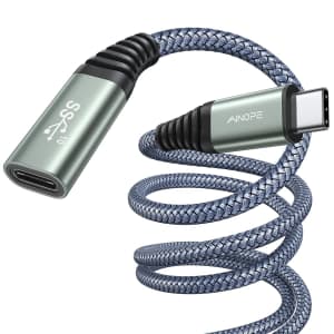 Ainope 6.6-Foot USB-C Extension Cable for $10