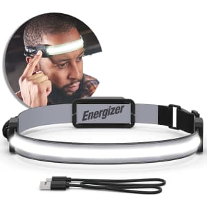 Energizer S400 LED Rechargeable Headlamp for $8 Energizer S400 LED Rechargeable Headlamp for $8