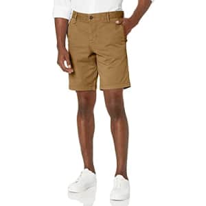 BOSS Men's Slim Fit Cotton Twill Shorts, Medium Sandy Beach, 40 for $25