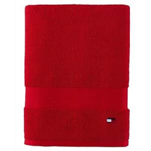Tommy Hilfiger Modern American Bath Towel, 30 x 54 inch, Chinese Red for $6 Tommy Hilfiger Modern American Bath Towel, 30 x 54 inch, Chinese Red for $6