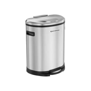 Songmics 13.2-Gallon Stainless Steel Trash Can for $37 Songmics 13.2-Gallon Stainless Steel Trash Can for $37
