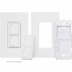 Lutron Caseta Smart Switch Kit with Remote | 3-Way (2 Points of Control) | Works with Alexa, Apple for $55