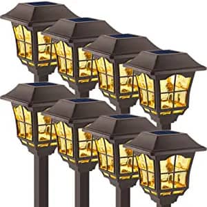 Beau Jardin Solar Pathway Lights 8-Pack for $21 Beau Jardin Solar Pathway Lights 8-Pack for $21
