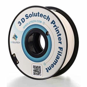 3D Solutech PETG175WHT Real White 1.75mm PETG 3D Printer Filament 2.2 LBS (1.0KG) for $26
