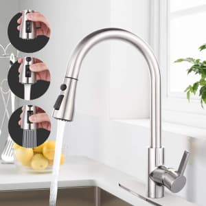 Dalmo Kitchen Faucet w/ Pull Down Sprayer for $35 Dalmo Kitchen Faucet w/ Pull Down Sprayer for $35