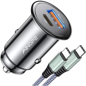Ainope USB C Car Charger for $15