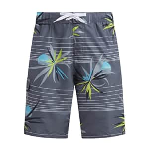 Kanu Surf Men's Standard Mirage Swim Trunks (Regular & Extended Sizes), Bellaire Charcoal, Small for $9