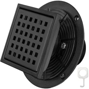 Ticonn 4'' Floor Shower Drain for $13