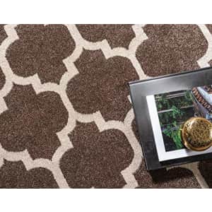 Unique Loom Trellis Collection Moroccan Lattice Light Brown Round Rug (3' 3 x 3' 3) for $28 Unique Loom Trellis Collection Moroccan Lattice Light Brown Round Rug (3' 3 x 3' 3) for $28
