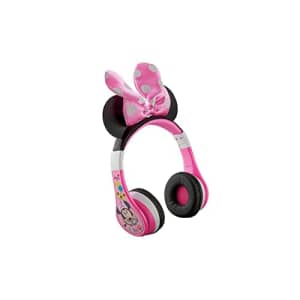 eKids Minnie Mouse Kids Bluetooth Headphones, Wireless Headphones with Microphone Includes Aux for $30