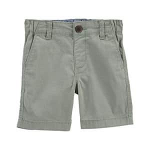 OshKosh B'Gosh boys Chino Casual Shorts, Dill Green, 4 US for $17