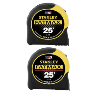 Stanley Fatmax 25-Foot Tape Measure 2-Pack for $25