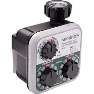 Raindrip Analog 3-Dial Water Timer: $31 Raindrip Analog 3-Dial Water Timer: $31