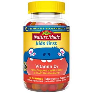 Nature Made Kids First Vitamin D3 Gummies, 110 Count for Healthy Bone Development (Packaging May for $15