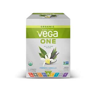 Vega One Organic Meal Replacement Plant Based Protein Powder, French Vanilla - Vegan, Vegetarian, for $43