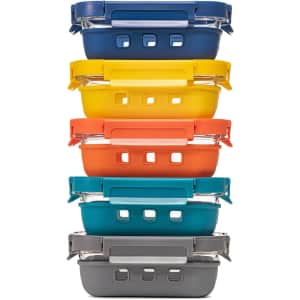 Glass Food Storage Containers 5-Pack for $26