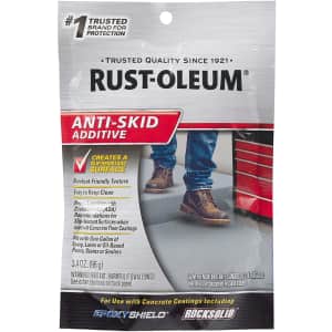 Rust-Oleum 3.4-oz. Anti-Skid Additive for $8 Rust-Oleum 3.4-oz. Anti-Skid Additive for $8