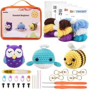 Crochet Kit for Beginners 2-Pack for $13