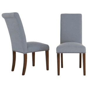 Home Decorators Collection Hanford Upholstered Dining Chair 2-Pack for $164