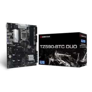 Biostar TZ590-BTC Duo (Intel 10th and 11th Gen) LGA 1200 Intel Z590 9 GPU Support GPU Mining for $171