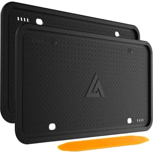 Silicone License Plate Frame 2-Pack for $5