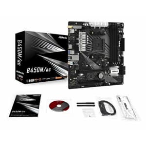 Asrock B450M/AC AM4 B450 Motherboard for $90