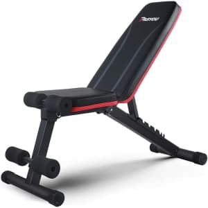 Pasyou Adjustable Weight Bench for $80