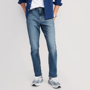 Old Navy Men's Sale. Coupon code "HURRY" takes an extra 30% off &ndash; that drops the pictured Old Navy Men's Straight Built-In Flex Jeans to $29.40