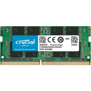 Crucial RAM 16GB DDR4 3200MHz CL22 Laptop Memory for $37