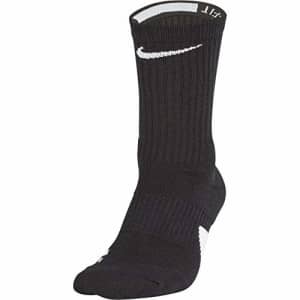 Nike Elite Basketball Crew Socks (Black/White/White, X-Large) for $37 Nike Elite Basketball Crew Socks (Black/White/White, X-Large) for $37