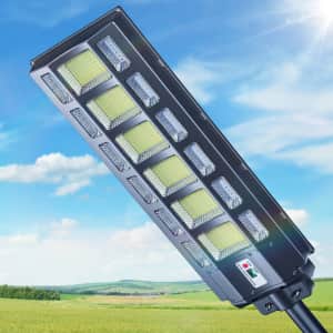 Okpro 320W Solar LED Street Light for $70