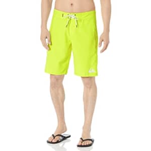 Quiksilver Men's Standard Everyday 21 Board Short Swim Trunk Bathing Suit, Safety Yellow, 29 for $22