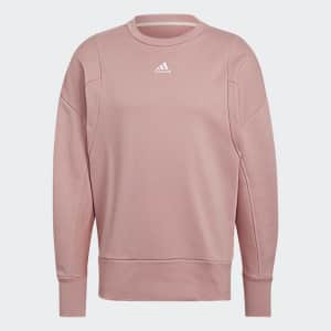 adidas Men's Studio Lounge Fleece Sweater for $25 adidas Men's Studio Lounge Fleece Sweater for $25