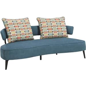 Signature Design by Ashley Hollyann Mid-Century Modern Upholstered Sofa for $500