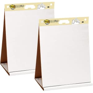 Post-it Super Sticky Portable Tabletop Easel Pad 2-Pack for $54