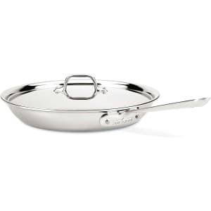 All-Clad D3 Stainless Cookware 12" Fry Pan with Lid for $100 All-Clad D3 Stainless Cookware 12" Fry Pan with Lid for $100