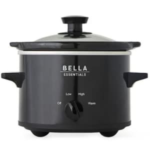 Bella Essentials 1.5 Quart Slow Cooker for $4 Bella Essentials 1.5 Quart Slow Cooker for $4