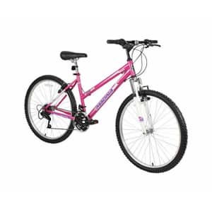 Dynacraft Magna Front Shock Mountain Bike Womens 26 Inch Wheels with 18 Speed Grip Shiteres and for $184