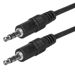 Monoprice 25-Foot 3.5mm Male to Male Stereo Aux Cable for $2 Monoprice 25-Foot 3.5mm Male to Male Stereo Aux Cable for $2