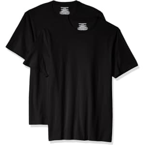 Amazon Essentials Men's Slim-Fit Crewneck T-Shirt 2-Pack for $9 Amazon Essentials Men's Slim-Fit Crewneck T-Shirt 2-Pack for $9