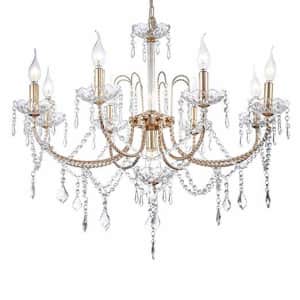 Miluolan 9-Light Crystal Chandelier for $102 Miluolan 9-Light Crystal Chandelier for $102