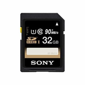 Sony 32GB Class 10 UHS-1 SDHC up to 70MB/s Memory Card (SF32UY2) for $15