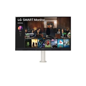 LG (32SQ780S) - 32-Inch 4K UHD(3840x2160) Display, Ergo Stand, webOS Smart Monitor, ThinQ Home, for $340